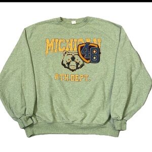 Urban Outfitters Michigan Athletic Dept Oversized Sweatshirt Size Large